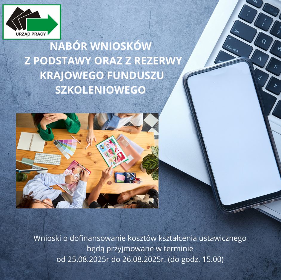 Zdjęcie artykułu Krajowy Fundusz Szkoleniowy - nabór wniosków podstawa (III) i rezerwa (I)